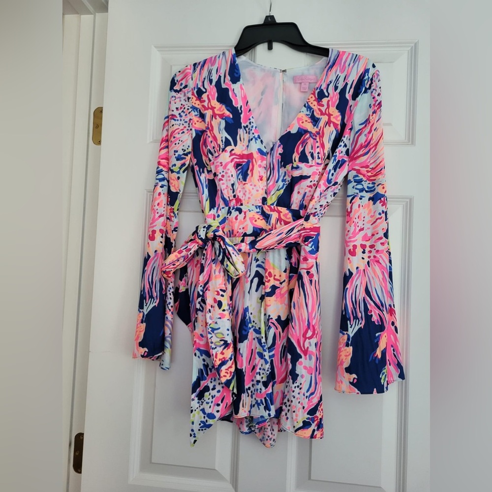 Gloria romper sunken treasure print
